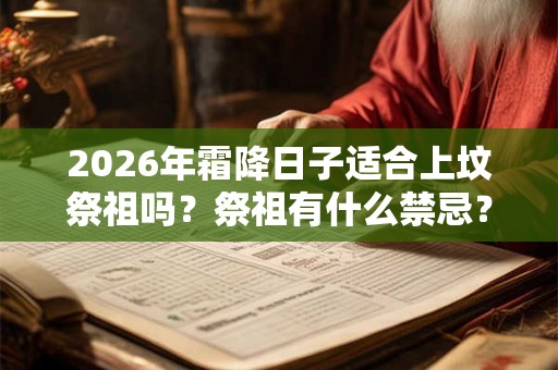 2026年霜降日子适合上坟祭祖吗？祭祖有什么禁忌？