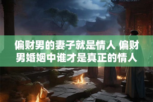 偏财男的妻子就是情人 偏财男婚姻中谁才是真正的情人