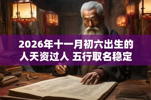2026年十一月初六出生的人天资过人 五行取名稳定命局