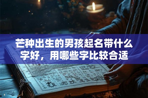 芒种出生的男孩起名带什么字好，用哪些字比较合适