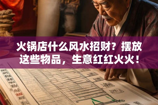 火锅店什么风水招财？摆放这些物品，生意红红火火！