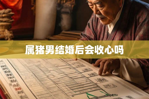 属猪男结婚后会收心吗 属猪男结婚后会收心吗