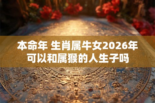 本命年 生肖属牛女2026年可以和属猴的人生子吗