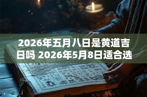 2026年五月八日是黄道吉日吗 2026年5月8日适合选黄道吉日吗