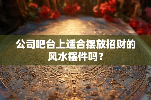 公司吧台上适合摆放招财的风水摆件吗？
