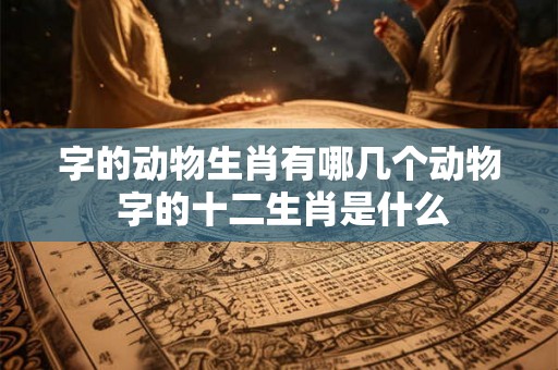 字的动物生肖有哪几个动物 字的十二生肖是什么