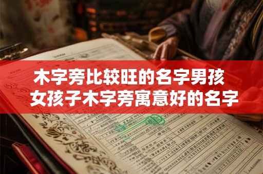 木字旁比较旺的名字男孩 女孩子木字旁寓意好的名字 木字旁比较旺的名字男孩 女孩子木字旁寓意好的名字