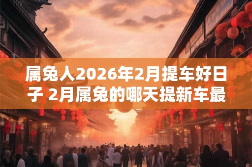 属兔人2026年2月提车好日子 2月属兔的哪天提新车最吉利