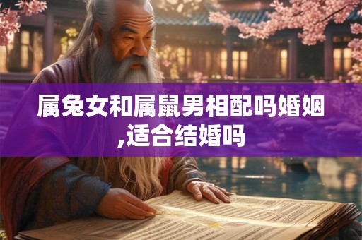 属兔女和属鼠男相配吗婚姻,适合结婚吗