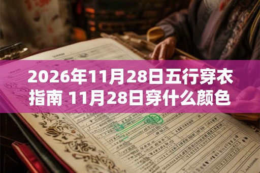 2026年11月28日五行穿衣指南 11月28日穿什么颜色的衣服