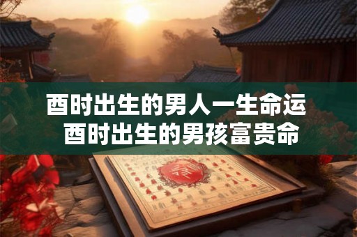 酉时出生的男人一生命运 酉时出生的男孩富贵命 酉时出生的男人一生命运 酉时出生的男孩富贵命