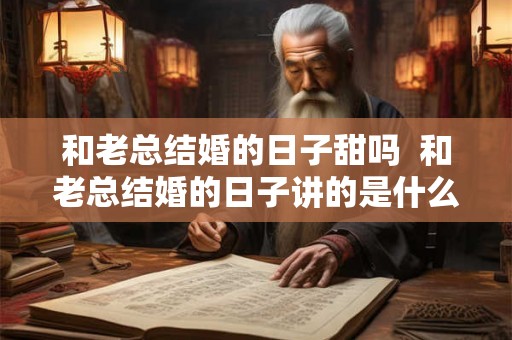 和老总结婚的日子甜吗  和老总结婚的日子讲的是什么