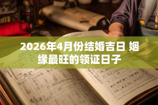 2026年4月份结婚吉日 姻缘最旺的领证日子 2026年4月份结婚吉日 姻缘最旺的领证日子