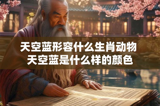 天空蓝形容什么生肖动物 天空蓝是什么样的颜色