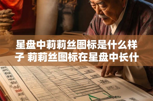 星盘中莉莉丝图标是什么样子 莉莉丝图标在星盘中长什么样