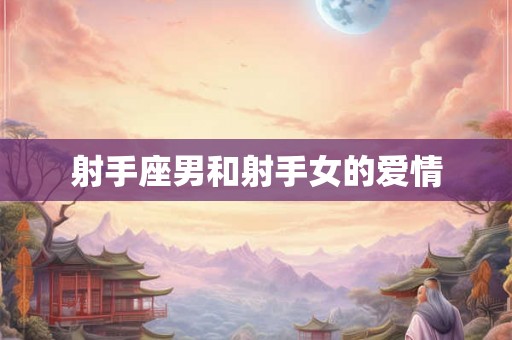 射手座男和射手女的爱情