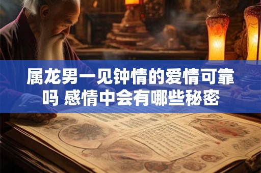 属龙男一见钟情的爱情可靠吗 感情中会有哪些秘密