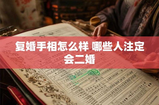 复婚手相怎么样 哪些人注定会二婚