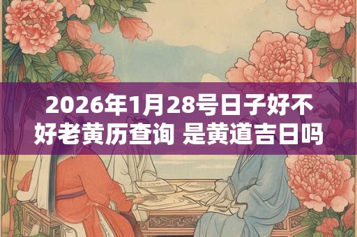 2026年1月28号日子好不好老黄历查询 是黄道吉日吗