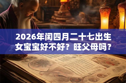 2026年闰四月二十七出生女宝宝好不好？旺父母吗？