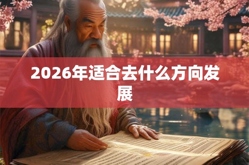 2026年适合去什么方向发展