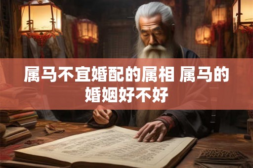 属马不宜婚配的属相 属马的婚姻好不好
