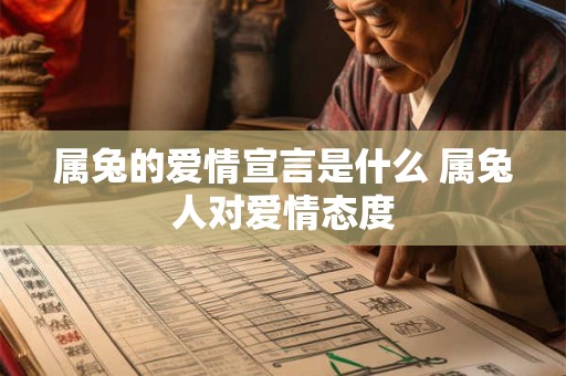 属兔的爱情宣言是什么 属兔人对爱情态度 属兔的爱情宣言是什么 属兔人对爱情态度
