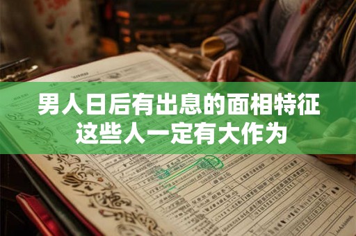 男人日后有出息的面相特征 这些人一定有大作为 男人日后有出息的面相特征 这些人一定有大作为