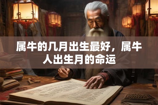 属牛的几月出生最好,属牛人出生月的命运 属牛的几月出生最好,属牛人出生月的命运
