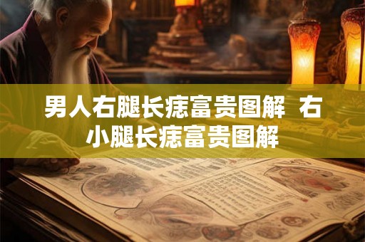 男人右腿长痣富贵图解  右小腿长痣富贵图解
