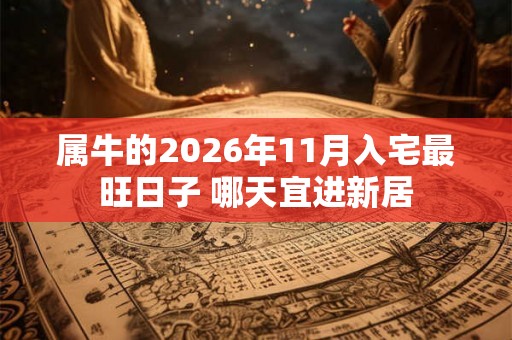 属牛的2026年11月入宅最旺日子 哪天宜进新居