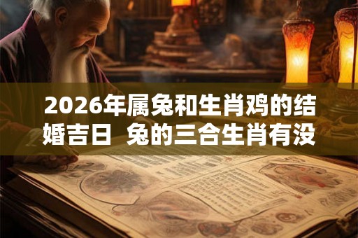 2026年属兔和生肖鸡的结婚吉日 兔的三合生肖有没有生肖鸡 2026年属兔和生肖鸡的结婚吉日 兔的三合生肖有没有生肖鸡