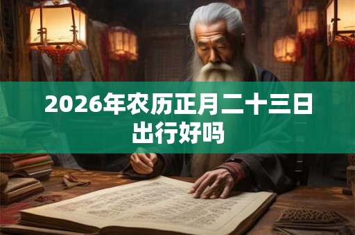 2026年农历正月二十三日出行好吗