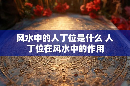 风水中的人丁位是什么 人丁位在风水中的作用