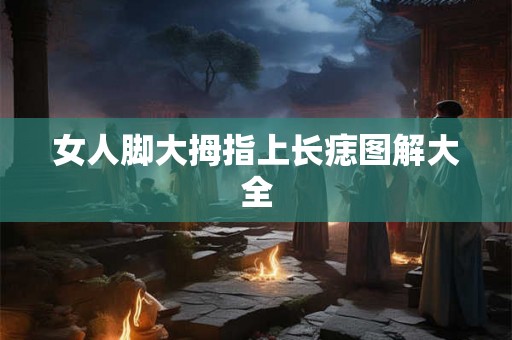 女人脚大拇指上长痣图解大全