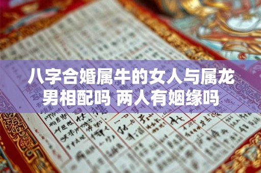 八字合婚属牛的女人与属龙男相配吗 两人有姻缘吗 八字合婚属牛的女人与属龙男相配吗 两人有姻缘吗
