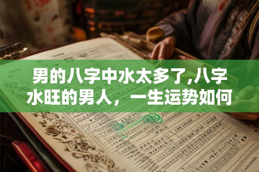 男的八字中水太多了,八字水旺的男人，一生运势如何？