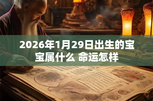 2026年1月29日出生的宝宝属什么 命运怎样