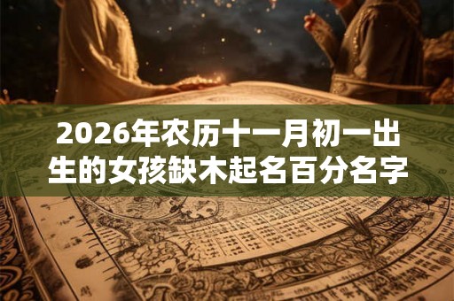 2026年农历十一月初一出生的女孩缺木起名百分名字推荐！