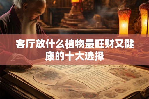 客厅放什么植物最旺财又健康的十大选择