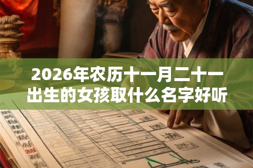 2026年农历十一月二十一出生的女孩取什么名字好听？