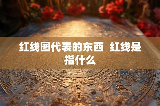 红线图代表的东西  红线是指什么
