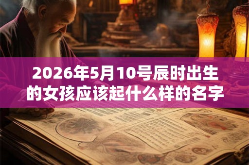 2026年5月10号辰时出生的女孩应该起什么样的名字