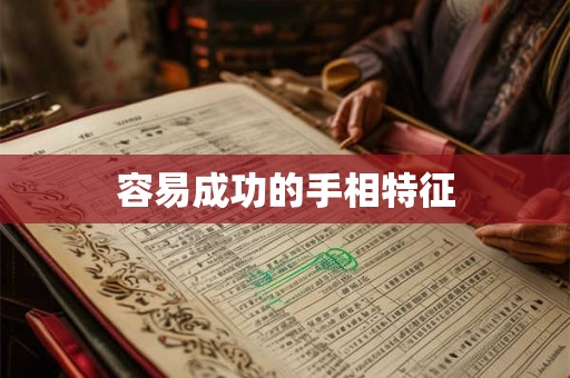 容易成功的手相特征
