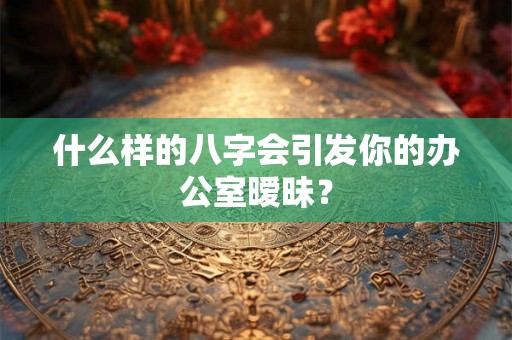 什么样的八字会引发你的办公室暧昧？