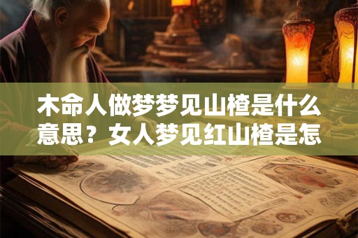 木命人做梦梦见山楂是什么意思？女人梦见红山楂是怎么回事？