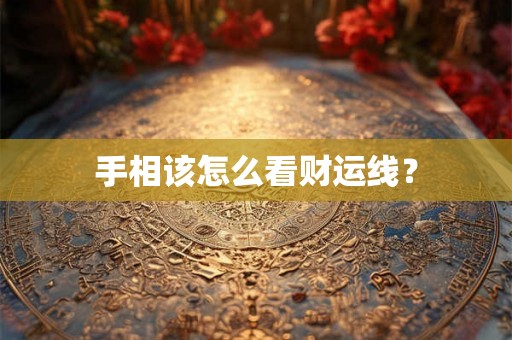 手相该怎么看财运线? 手相该怎么看财运线?