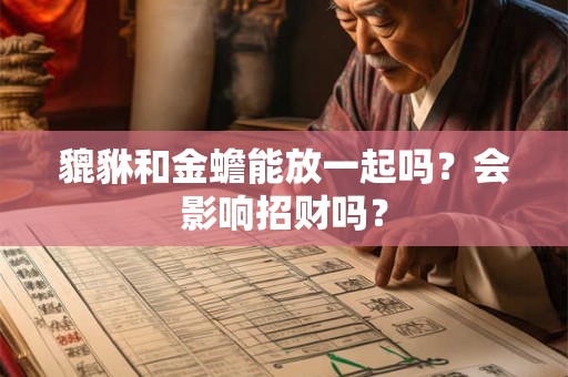 貔貅和金蟾能放一起吗?会影响招财吗? 貔貅和金蟾能放一起吗?会影响招财吗?