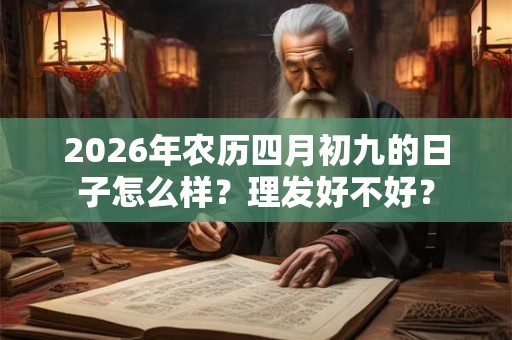 2026年农历四月初九的日子怎么样？理发好不好？