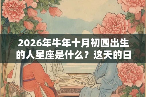 2026年牛年十月初四出生的人星座是什么？这天的日子好不好？